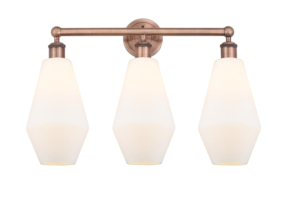 Innovations - 616-3W-AC-G651-7 - Three Light Bath Vanity - Downtown Urban - Antique Copper