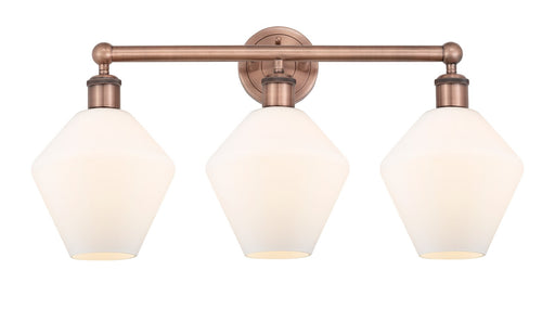 Innovations - 616-3W-AC-G651-8 - Three Light Bath Vanity - Downtown Urban - Antique Copper