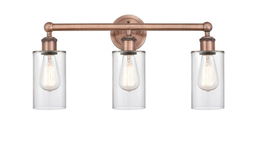 Innovations - 616-3W-AC-G802 - Three Light Bath Vanity - Edison - Antique Copper