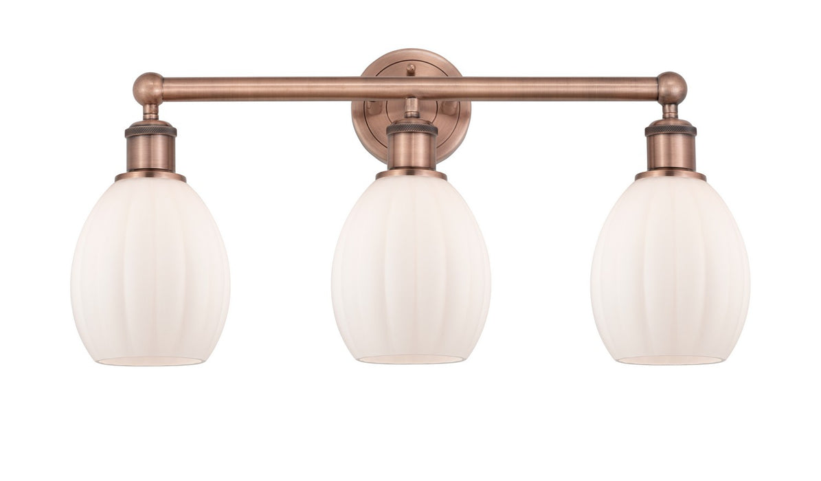 Innovations - 616-3W-AC-G81 - Three Light Bath Vanity - Edison - Antique Copper