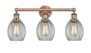 Innovations - 616-3W-AC-G82 - Three Light Bath Vanity - Edison - Antique Copper