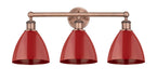 Innovations - 616-3W-AC-MBD-75-RD - Three Light Bath Vanity - Edison - Antique Copper