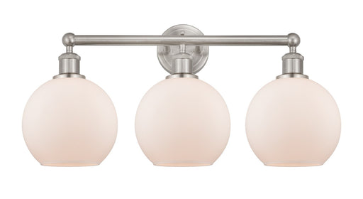 Edison Three Light Bath Vanity Satin Nickel