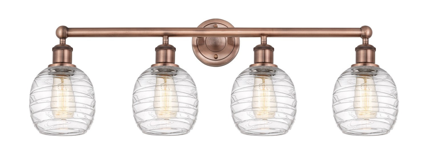 Innovations - 616-4W-AC-G1013 - Four Light Bath Vanity - Edison - Antique Copper