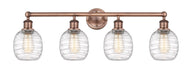 Innovations - 616-4W-AC-G1013 - Four Light Bath Vanity - Edison - Antique Copper