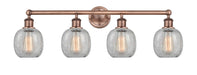 Innovations - 616-4W-AC-G105 - Four Light Bath Vanity - Edison - Antique Copper