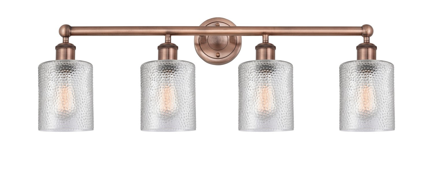 Innovations - 616-4W-AC-G112 - Four Light Bath Vanity - Edison - Antique Copper