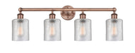 Innovations - 616-4W-AC-G112 - Four Light Bath Vanity - Edison - Antique Copper