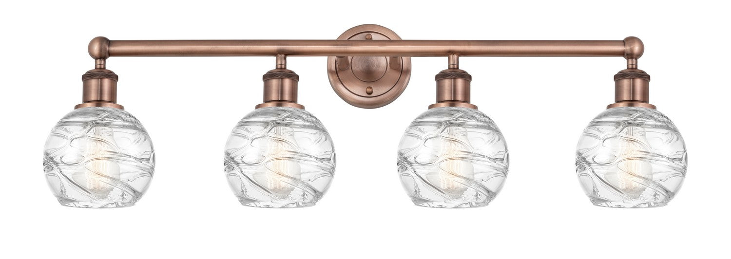 Innovations - 616-4W-AC-G1213-6 - Four Light Bath Vanity - Edison - Antique Copper