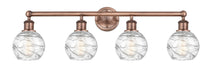 Innovations - 616-4W-AC-G1213-6 - Four Light Bath Vanity - Edison - Antique Copper