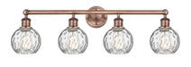 Innovations - 616-4W-AC-G1215-6 - Four Light Bath Vanity - Edison - Antique Copper