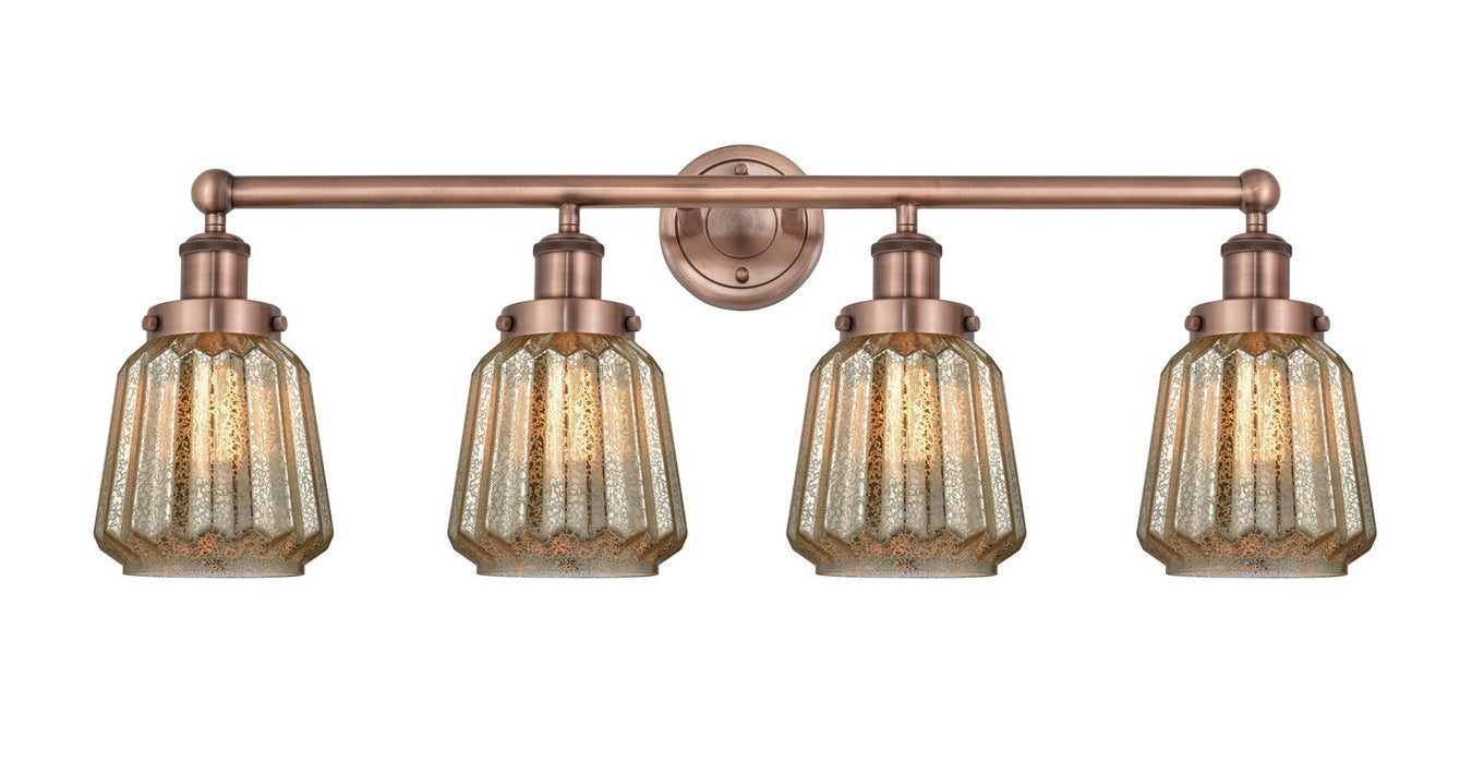 Innovations - 616-4W-AC-G146 - Four Light Bath Vanity - Edison - Antique Copper