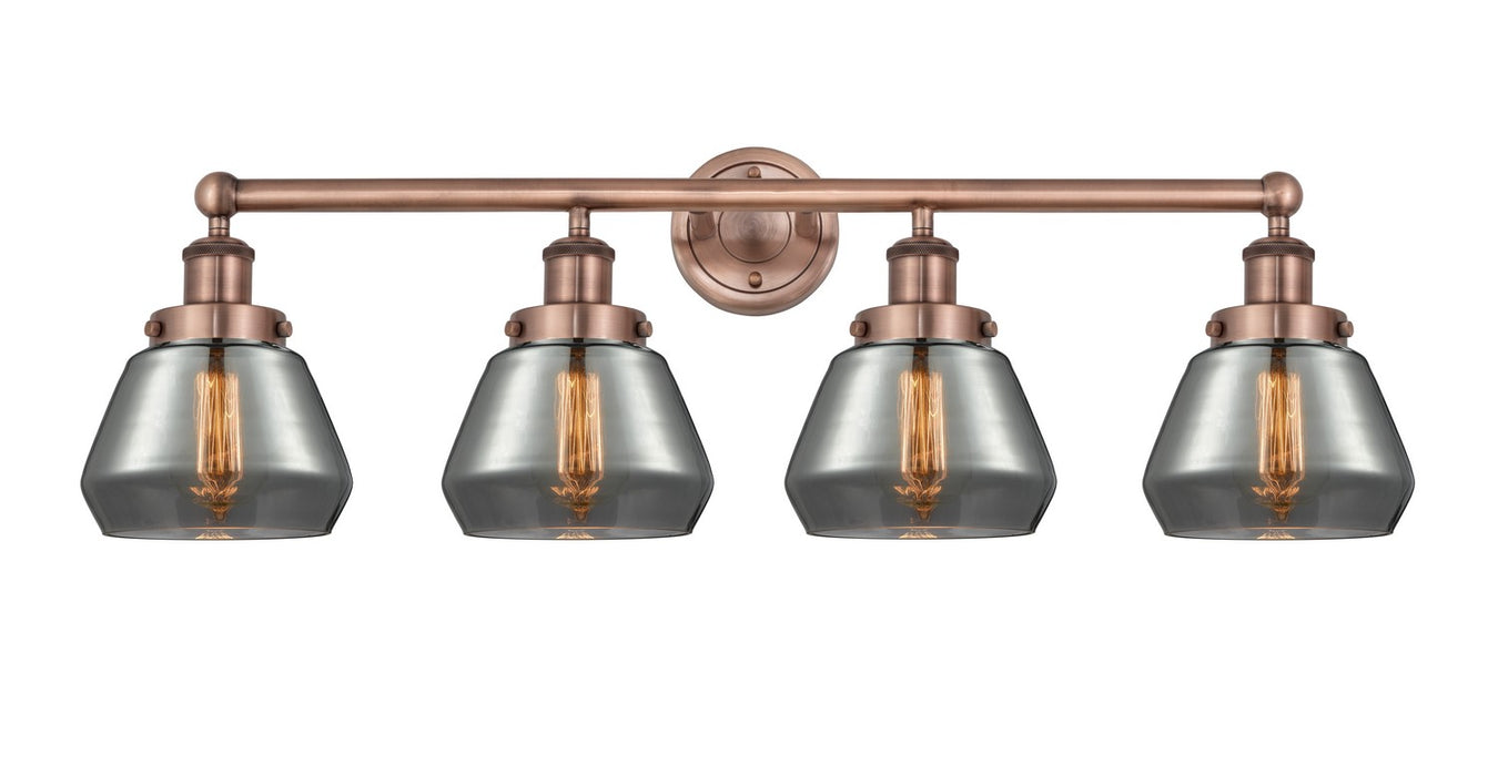 Innovations - 616-4W-AC-G173 - Four Light Bath Vanity - Edison - Antique Copper