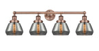 Innovations - 616-4W-AC-G173 - Four Light Bath Vanity - Edison - Antique Copper