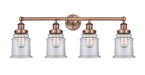 Innovations - 616-4W-AC-G182 - Four Light Bath Vanity - Edison - Antique Copper