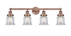 Innovations - 616-4W-AC-G182S - Four Light Bath Vanity - Edison - Antique Copper