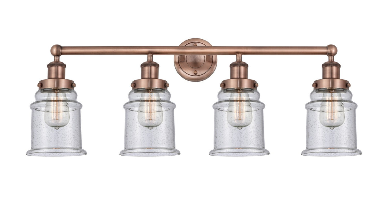 Innovations - 616-4W-AC-G184 - Four Light Bath Vanity - Edison - Antique Copper