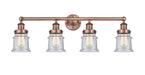 Innovations - 616-4W-AC-G184S - Four Light Bath Vanity - Edison - Antique Copper