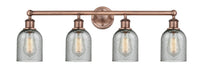 Innovations - 616-4W-AC-G257 - Four Light Bath Vanity - Edison - Antique Copper