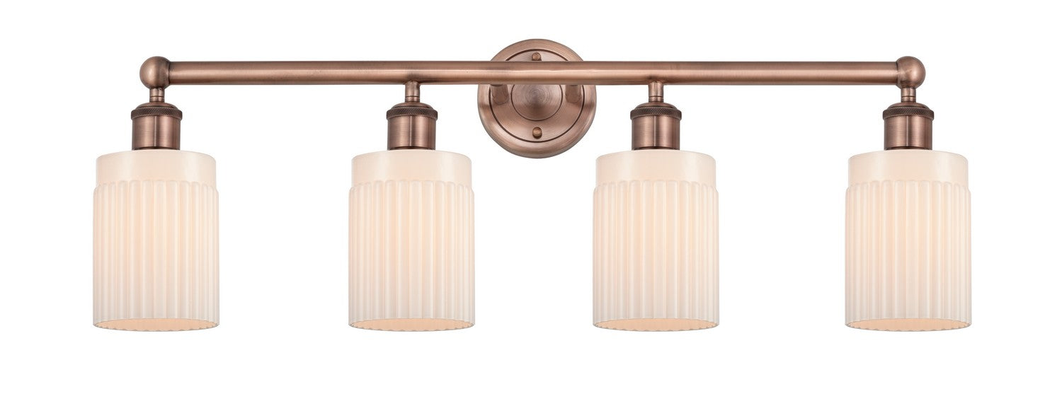 Innovations - 616-4W-AC-G341 - Four Light Bath Vanity - Edison - Antique Copper