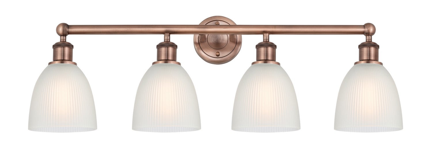 Innovations - 616-4W-AC-G381 - Four Light Bath Vanity - Edison - Antique Copper