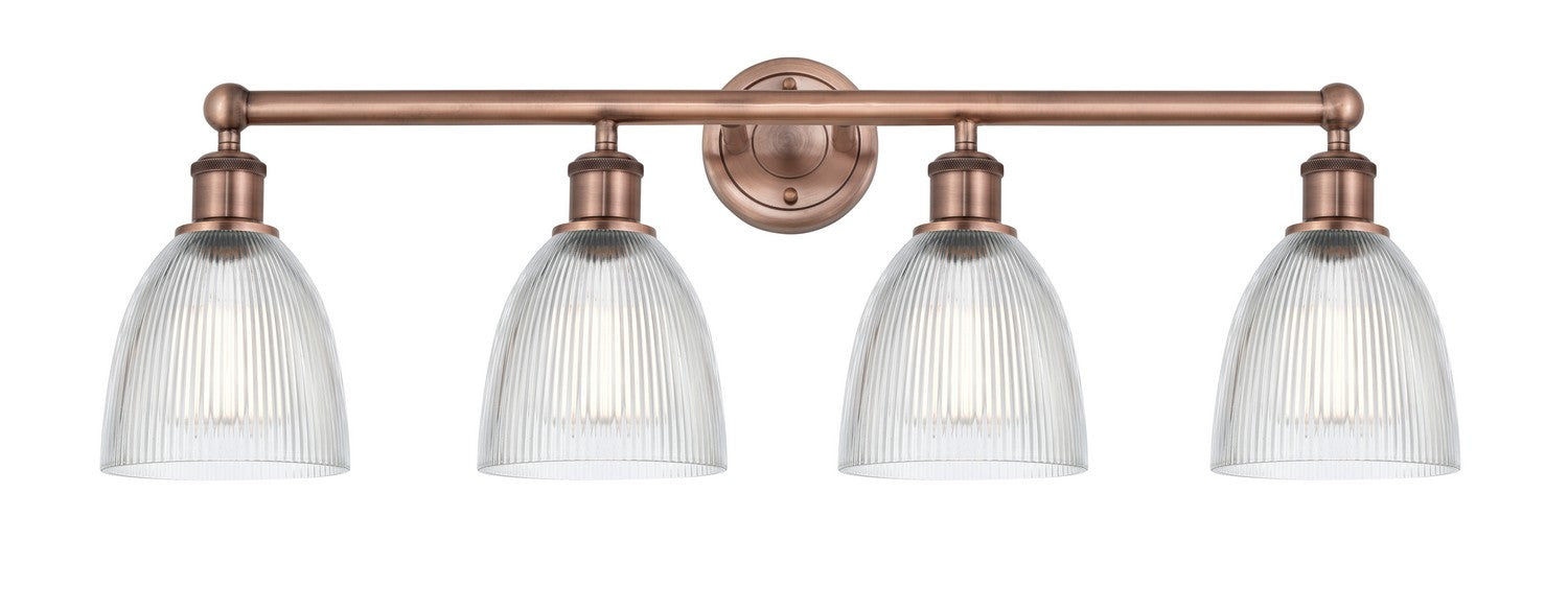 Innovations - 616-4W-AC-G382 - Four Light Bath Vanity - Edison - Antique Copper