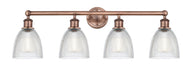 Innovations - 616-4W-AC-G382 - Four Light Bath Vanity - Edison - Antique Copper