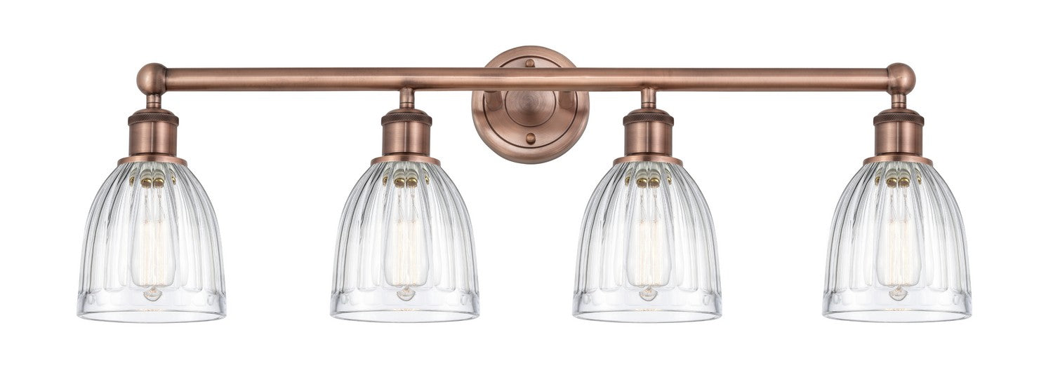 Innovations - 616-4W-AC-G442 - Four Light Bath Vanity - Edison - Antique Copper