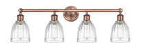 Innovations - 616-4W-AC-G442 - Four Light Bath Vanity - Edison - Antique Copper