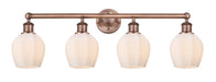 Innovations - 616-4W-AC-G461-6 - Four Light Bath Vanity - Edison - Antique Copper