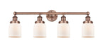 Innovations - 616-4W-AC-G51 - Four Light Bath Vanity - Edison - Antique Copper