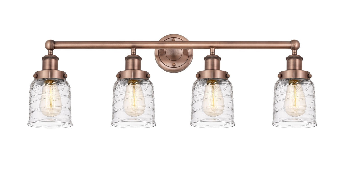 Innovations - 616-4W-AC-G513 - Four Light Bath Vanity - Edison - Antique Copper