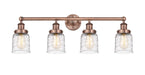 Innovations - 616-4W-AC-G513 - Four Light Bath Vanity - Edison - Antique Copper