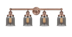 Innovations - 616-4W-AC-G53 - Four Light Bath Vanity - Edison - Antique Copper