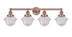 Innovations - 616-4W-AC-G534 - Four Light Bath Vanity - Edison - Antique Copper