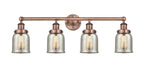 Innovations - 616-4W-AC-G58 - Four Light Bath Vanity - Edison - Antique Copper