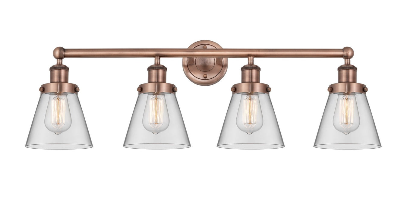 Innovations - 616-4W-AC-G62 - Four Light Bath Vanity - Edison - Antique Copper