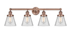 Innovations - 616-4W-AC-G62 - Four Light Bath Vanity - Edison - Antique Copper