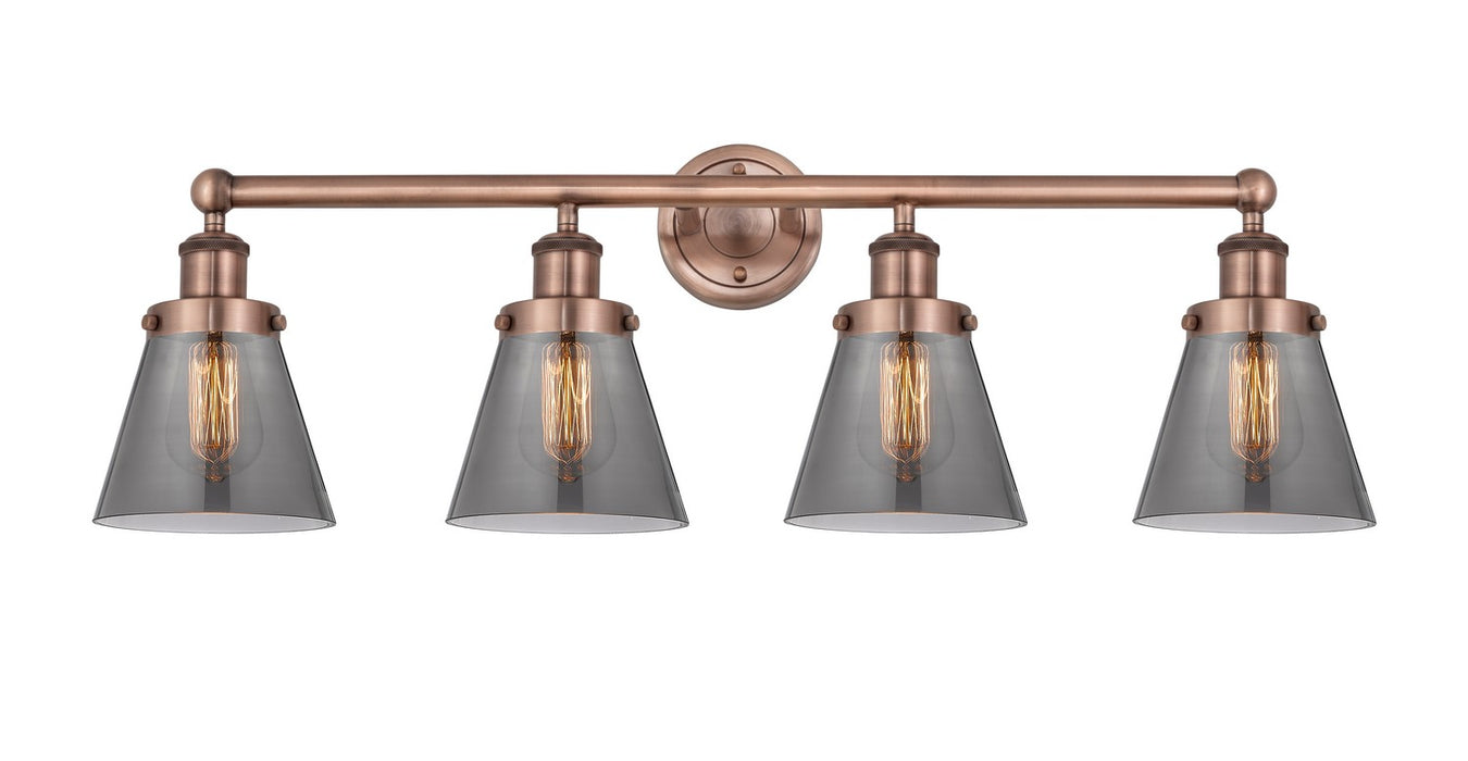 Innovations - 616-4W-AC-G63 - Four Light Bath Vanity - Edison - Antique Copper