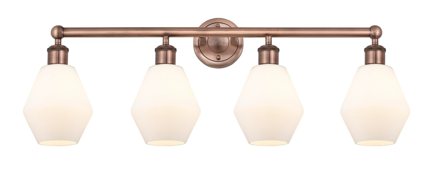 Innovations - 616-4W-AC-G651-6 - Four Light Bath Vanity - Edison - Antique Copper