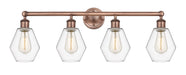 Innovations - 616-4W-AC-G652-6 - Four Light Bath Vanity - Edison - Antique Copper