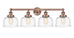 Innovations - 616-4W-AC-G713 - Four Light Bath Vanity - Edison - Antique Copper