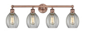 Innovations - 616-4W-AC-G82 - Four Light Bath Vanity - Edison - Antique Copper