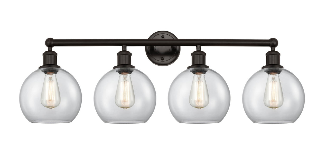 Innovations - 616-4W-OB-G122-8 - Four Light Bath Vanity - Downtown Urban - Oil Rubbed Bronze