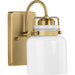 Progress Lighting - P300438-163 - One Light Bath - Fessler - Vintage Brass