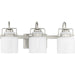 Progress Lighting - P300440-009 - Three Light Bath - Fessler - Brushed Nickel
