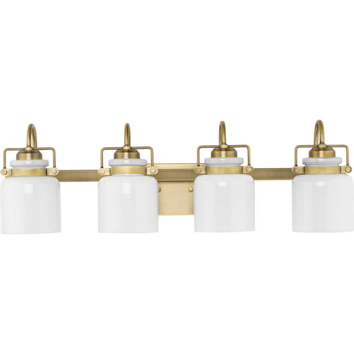 Fessler Four Light Bath Vintage Brass