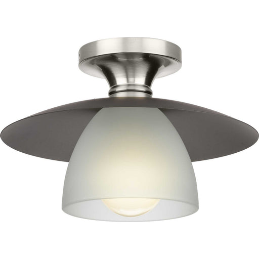 Trimble One Light Semi Flush Mount Brushed Nickel