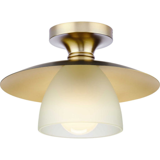 Trimble One Light Semi Flush Mount Brushed Bronze