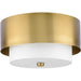 Progress Lighting - P350249-109 - Two Light Flush Mount - Silva - Brushed Bronze